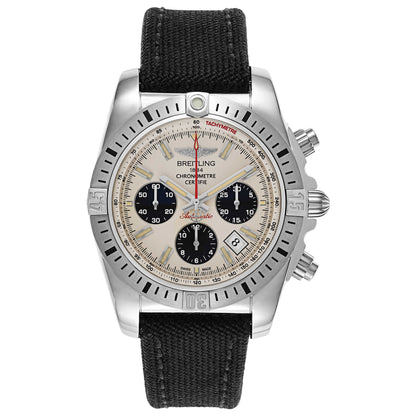 Front view of Breitling Chronomat Men's Automatic Watch AB01154G-G786-101W