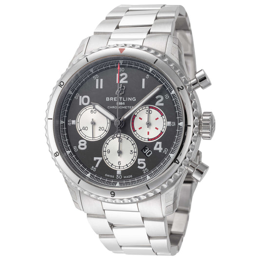 Front view of Breitling Aviator 8 Men's Automatic Watch AB01192A1L1A1