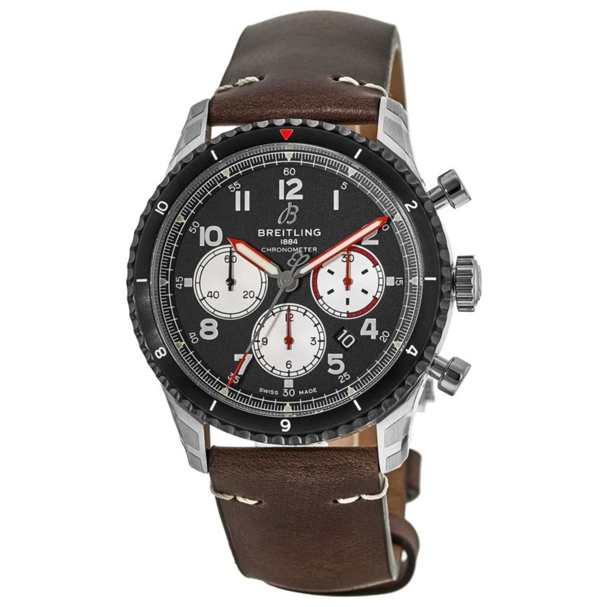 Front view of Breitling Aviator 8 Men's Automatic AB01194A1B1X1