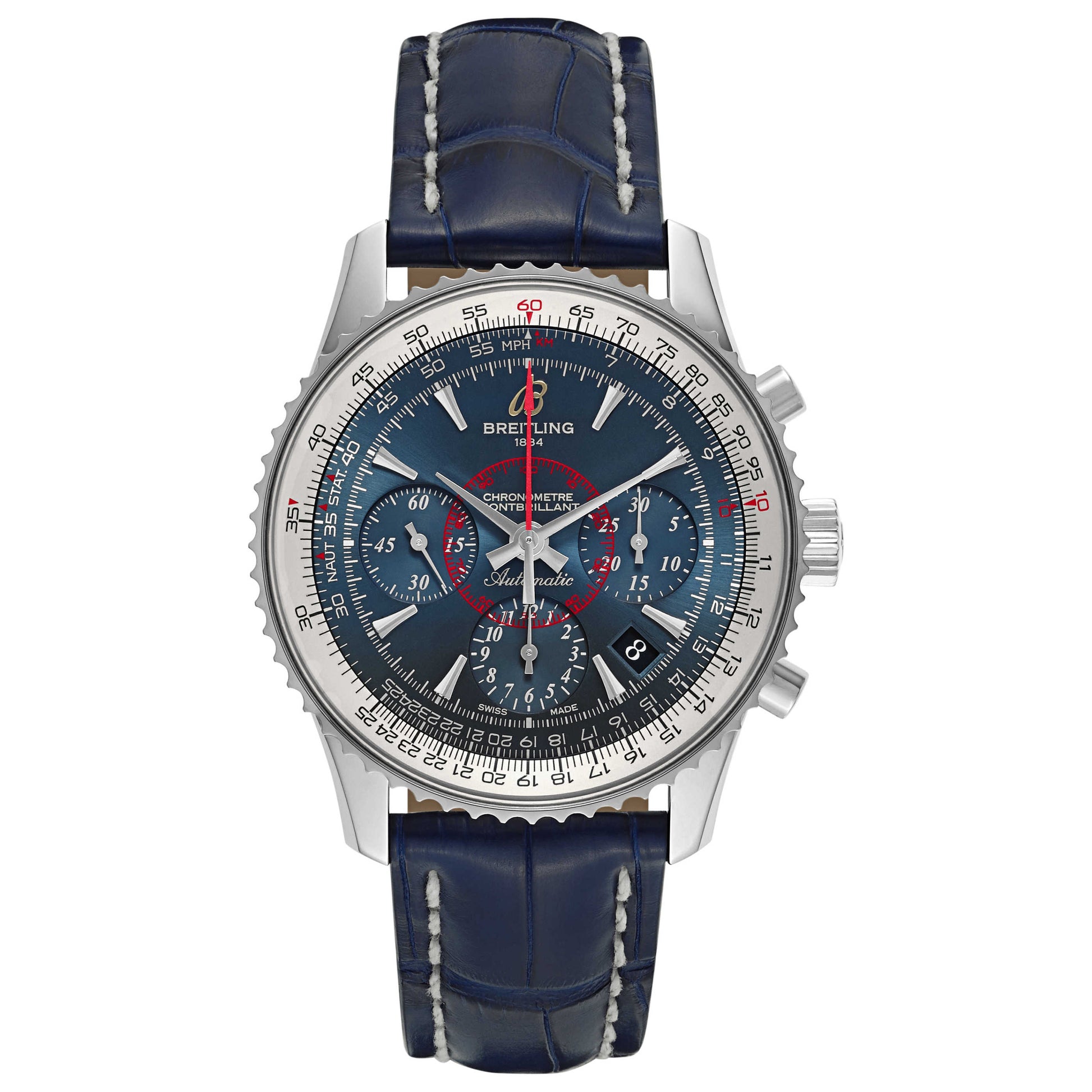 Front view of Breitling Montbrillant Men's Automatic Watch AB0130C5-C894-719P
