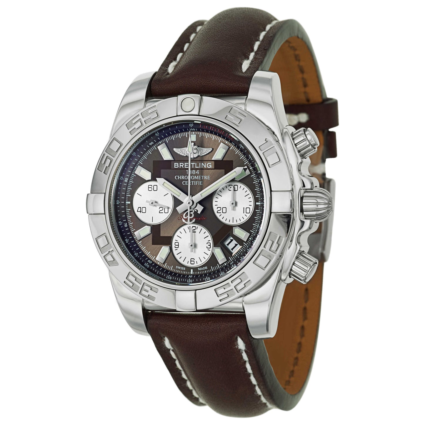 Front view of Breitling Chronomat Men's Automatic Watch AB014012-Q583-431X