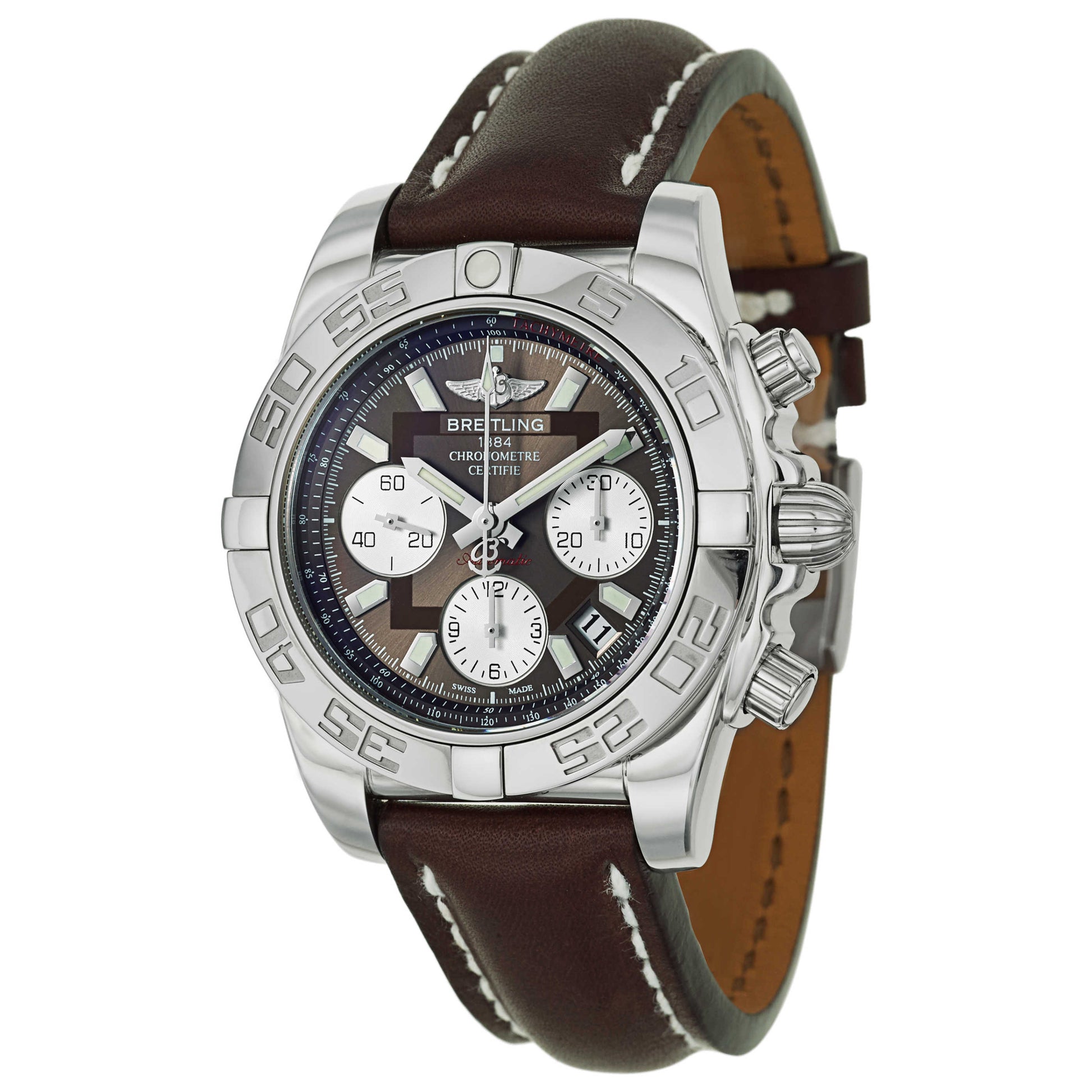 Front view of Breitling Chronomat Men's Automatic Watch AB014012-Q583-431X