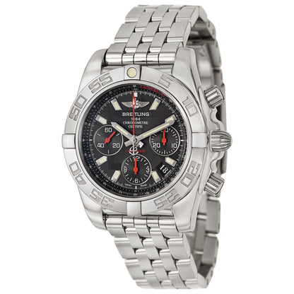 Front view of Breitling Windrider Men's Automatic Watch AB014112-BB47-378A
