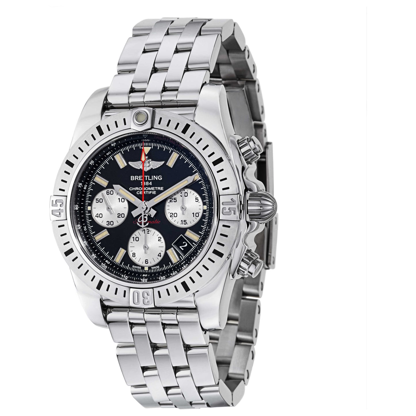 Front view of Breitling Chronomat Men's Automatic Watch AB01442J-BD26-378A