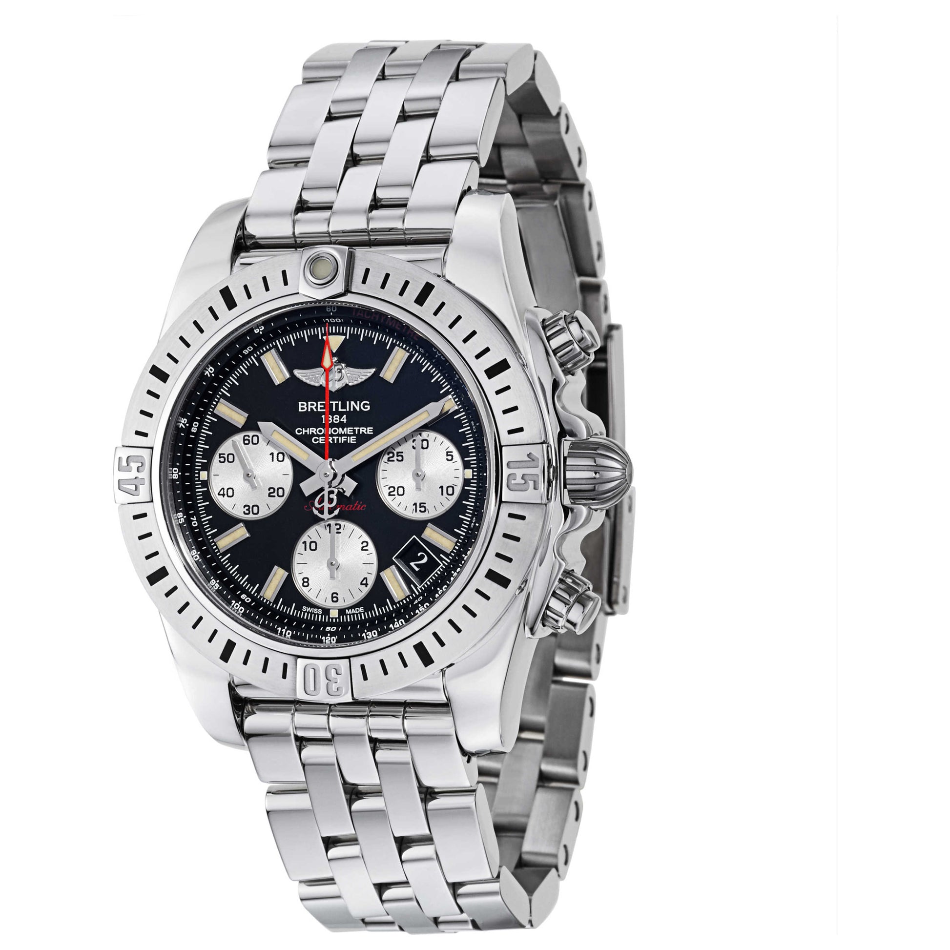 Front view of Breitling Chronomat Men's Automatic Watch AB01442J-BD26-378A