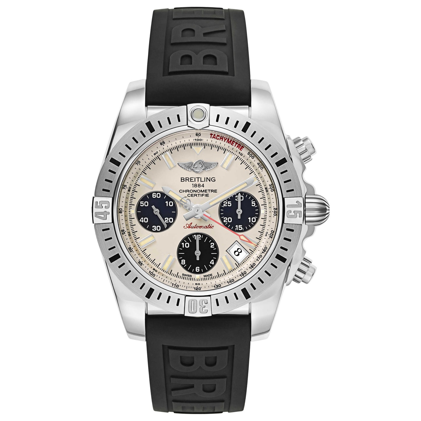 Front view of Breitling Chronomat Men's Automatic Watch AB01442J-G787-150S