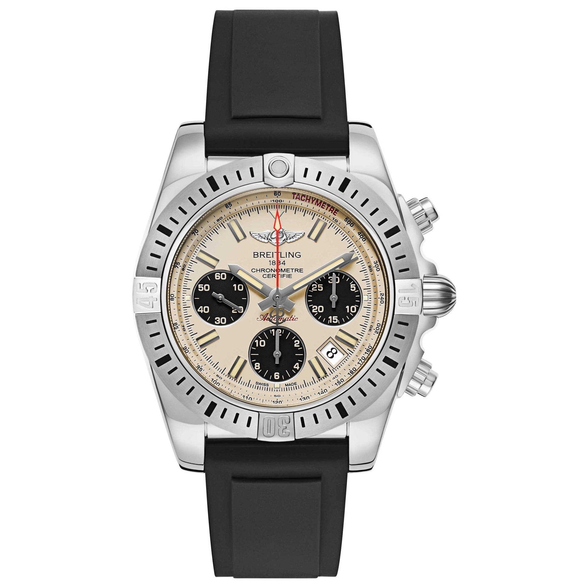 Front view of Breitling Chronomat Men's Automatic Watch AB01442J-G787-200S