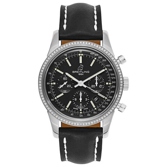 Front view of Breitling Men's Automatic Watch AB015253-BA99-435X
