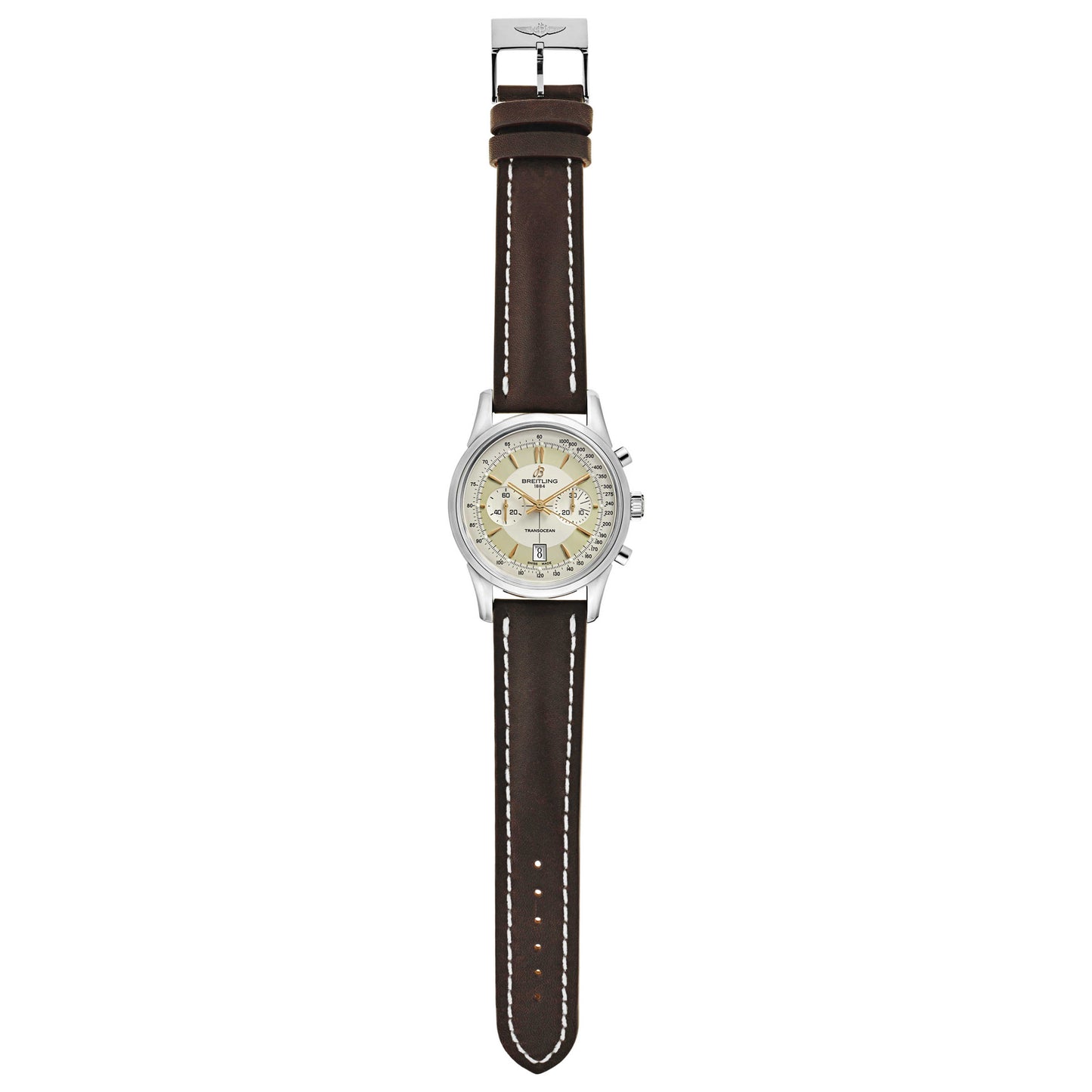 Breitling Transocean Men's Automatic Watch AB015412-G784-154A - Image #8