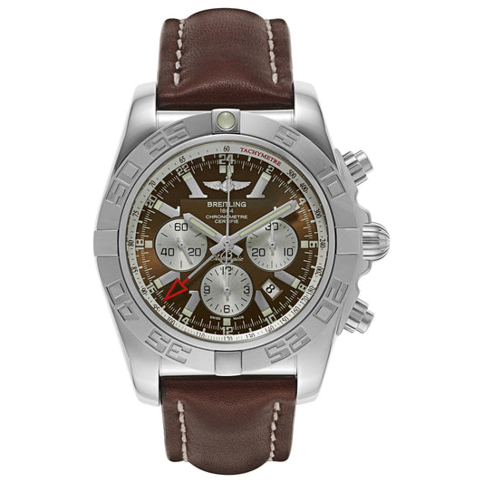 Front view of Breitling Chronomat Men's Automatic Watch AB041012-Q586-443X