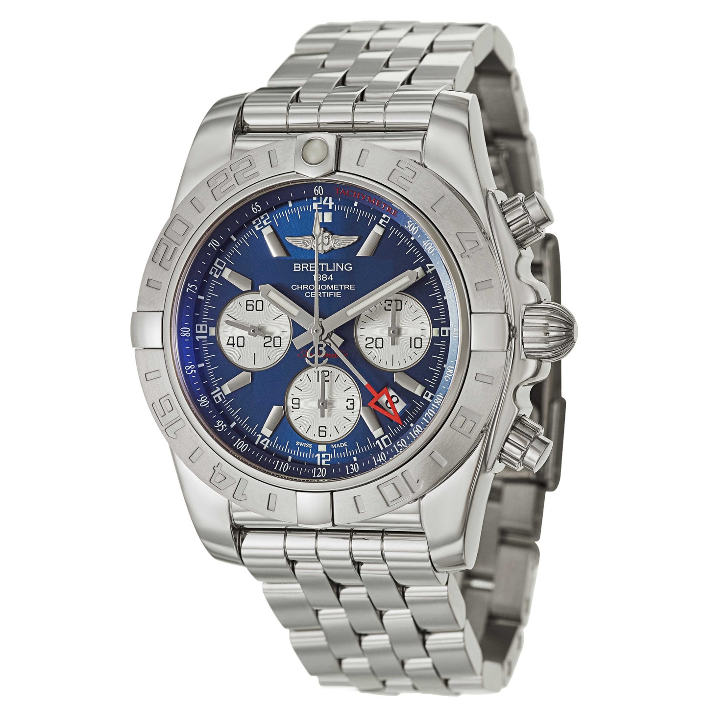 Front view of Breitling Chronomat Men's Automatic Watch AB042011-C851-375A