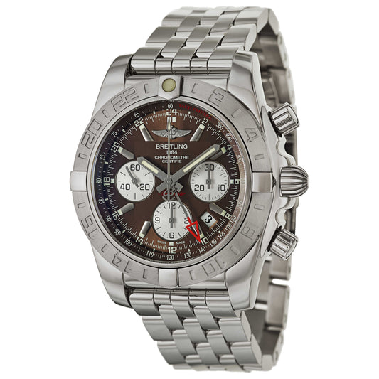 Front view of Breitling Chronomat Men's Automatic Watch AB042011-Q589-375A