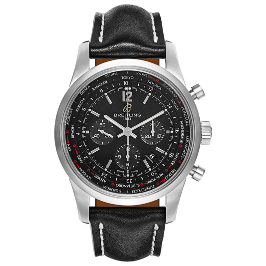Front view of Breitling Transocean Men's Automatic Watch AB0510U6-BC26-441X