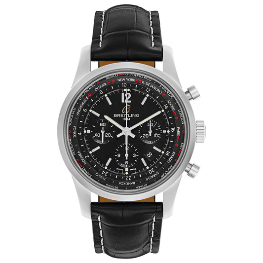 Front view of Breitling Transocean Men's Automatic Watch AB0510U6-BC26-760P