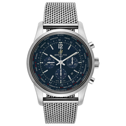 Front view of Breitling Transocean Men's Automatic Watch AB0510U9-C879-159A