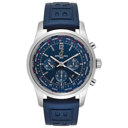 Front view of Breitling Transocean Men's Automatic Watch AB0510U9-C879-159S