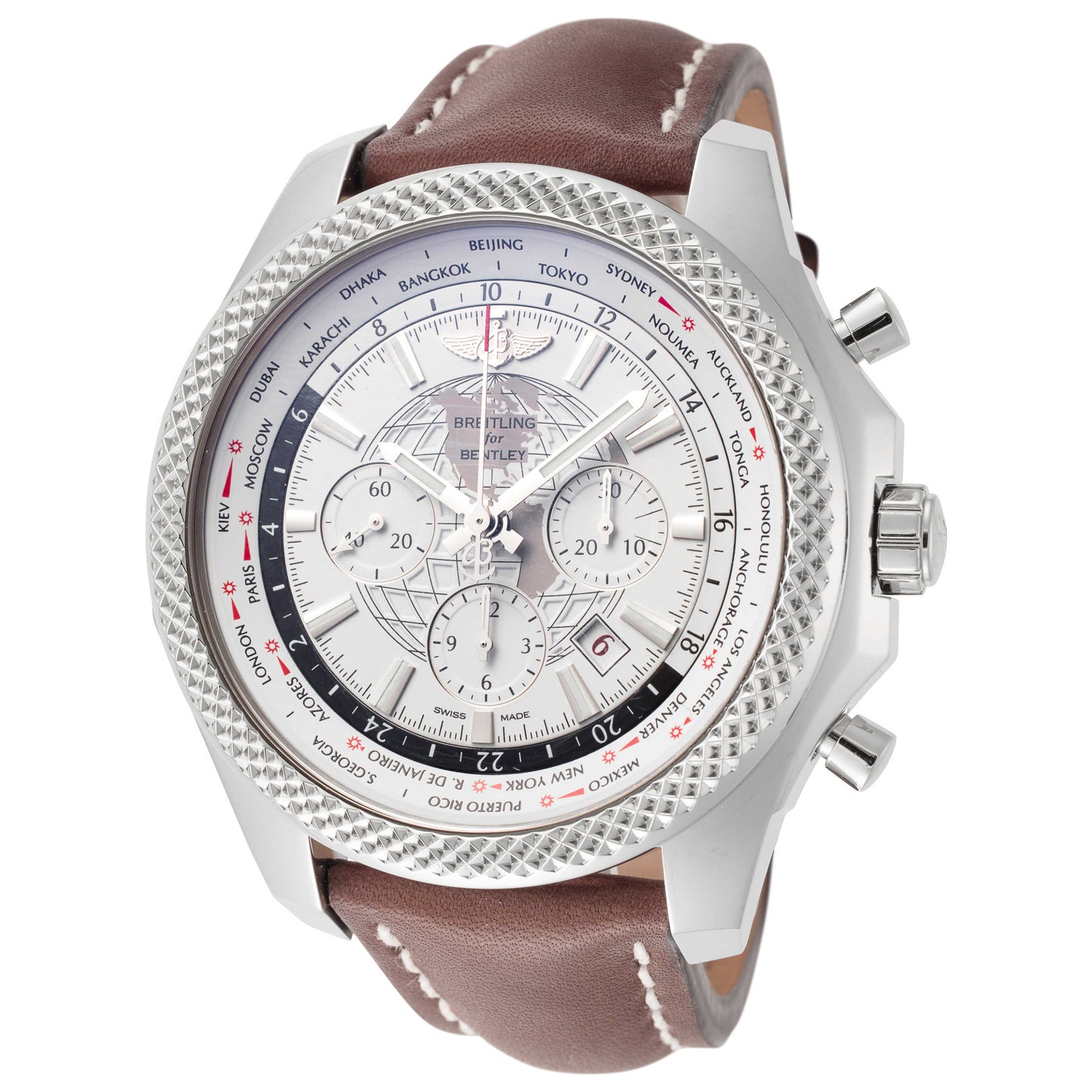 Front view of Breitling Bentley Men's Automatic Watch AB0521U0-A768-443X