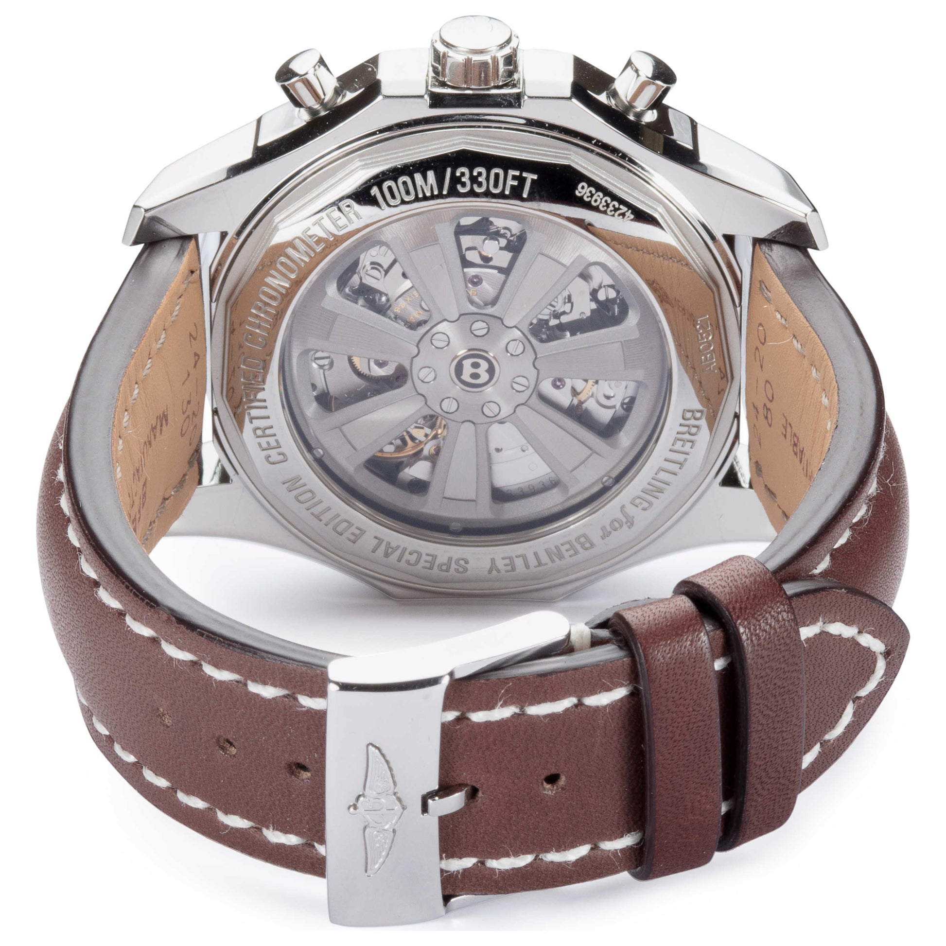Back view of Breitling Bentley Men's Automatic Watch AB0521U0-A768-479X
