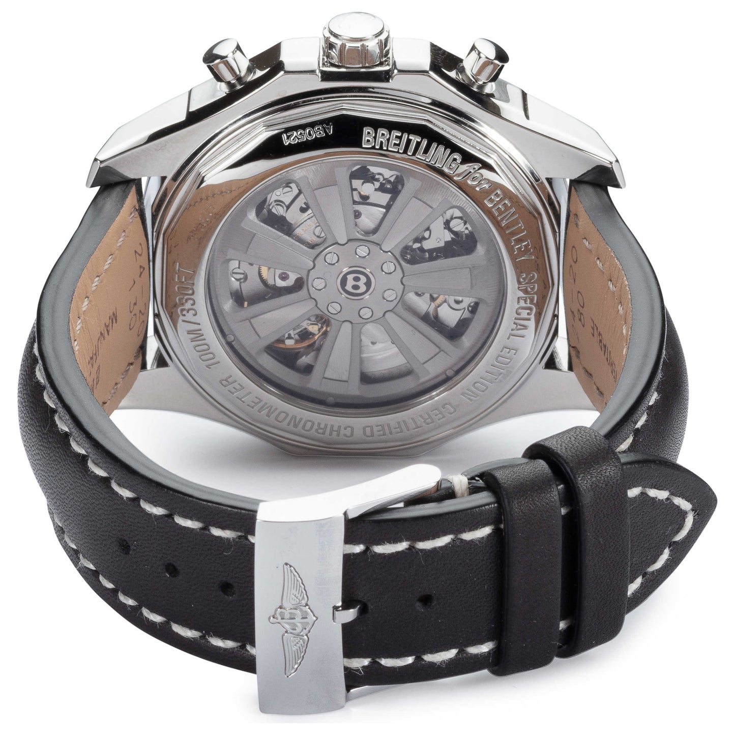 Back view of Breitling Bentley Men's Automatic Watch AB0521U4-BC65-441X