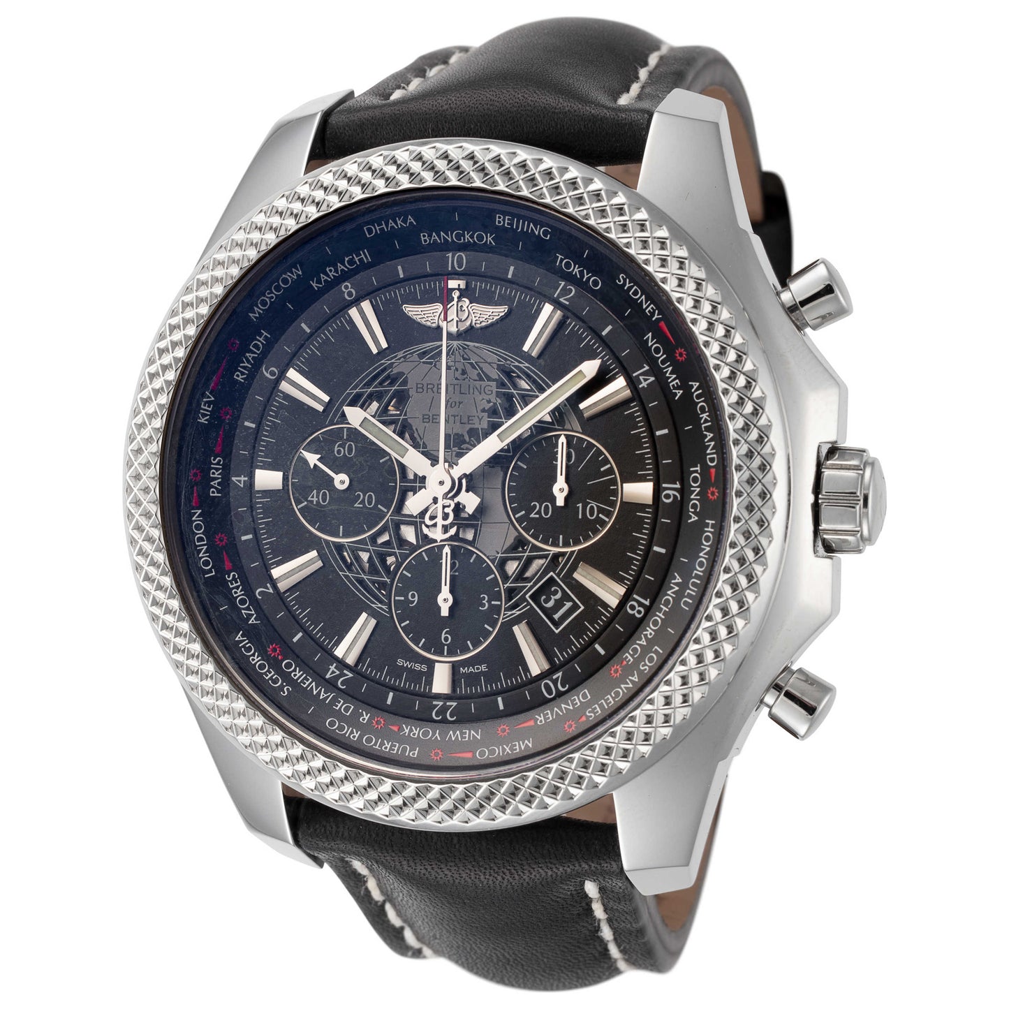 Front view of Breitling Bentley Men's Automatic Watch AB0521U4-BC65-441X