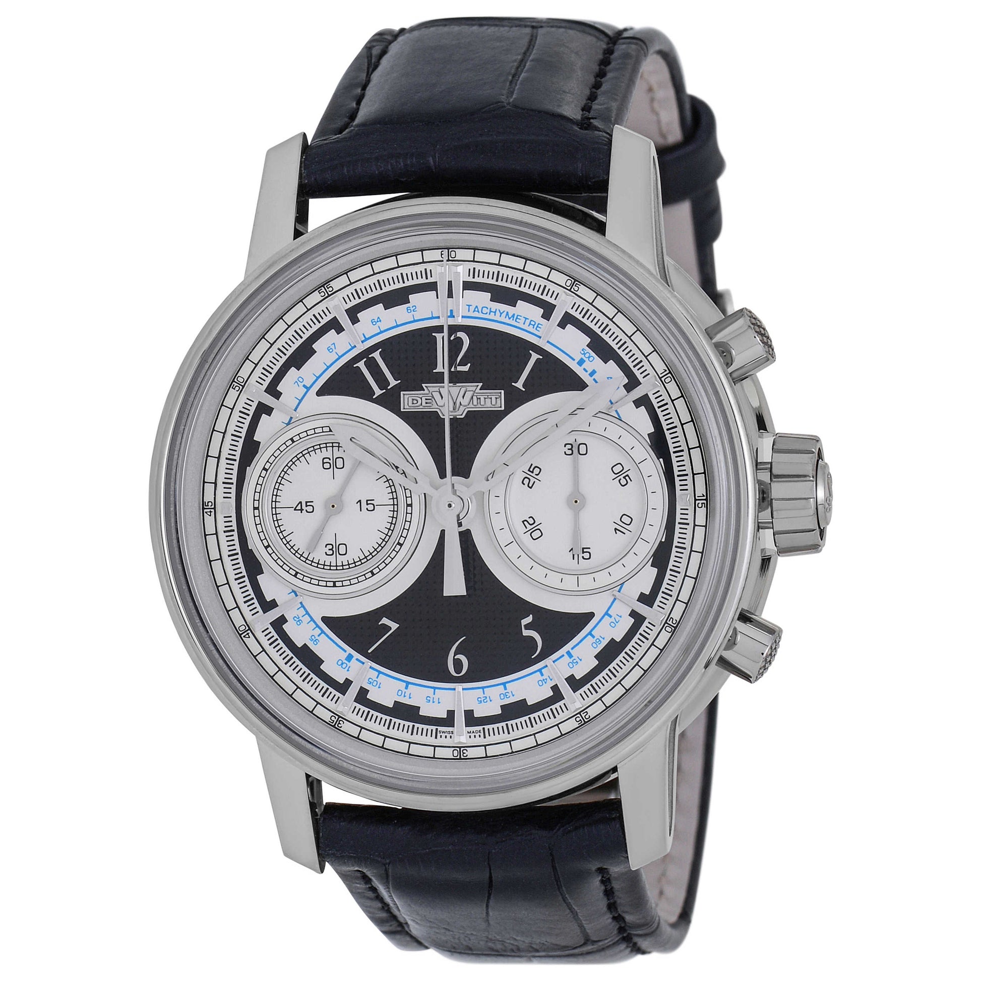 Front view of DeWitt Chronostream II Academia Men's Automatic Watch AC-CHR-002