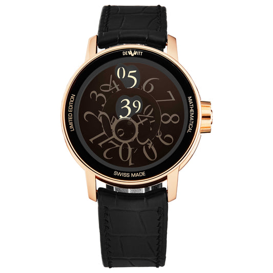 Front view of DeWitt Academia Mathematical Men's Automatic Watch AC.MAT.001