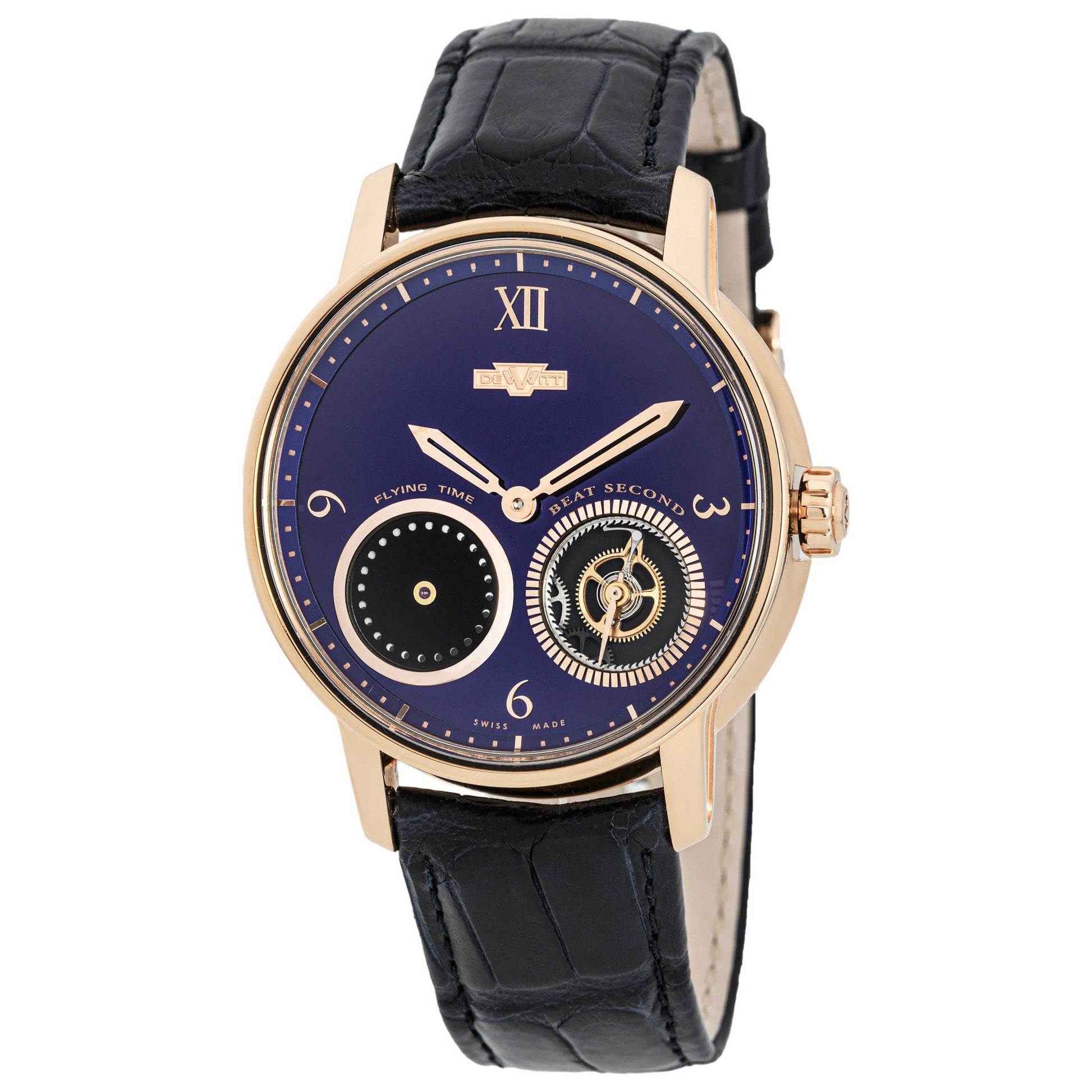 Front view of DeWitt Academia Out of Time Men's Automatic Watch AC.OUT.003