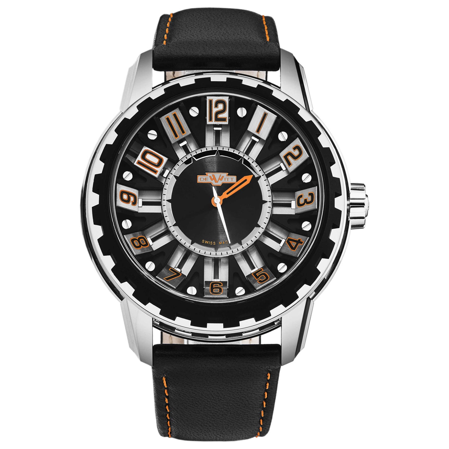 Front view of DeWitt Academia Men's Automatic Watch AC.SLD.003 RPB