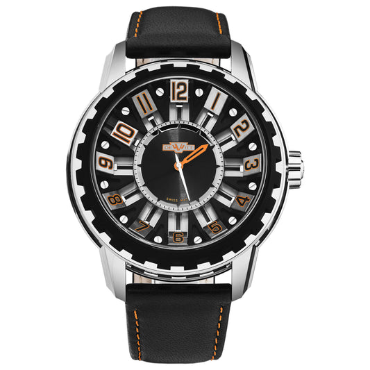 Front view of DeWitt Academia Men's Automatic Watch AC.SLD.003 RPB