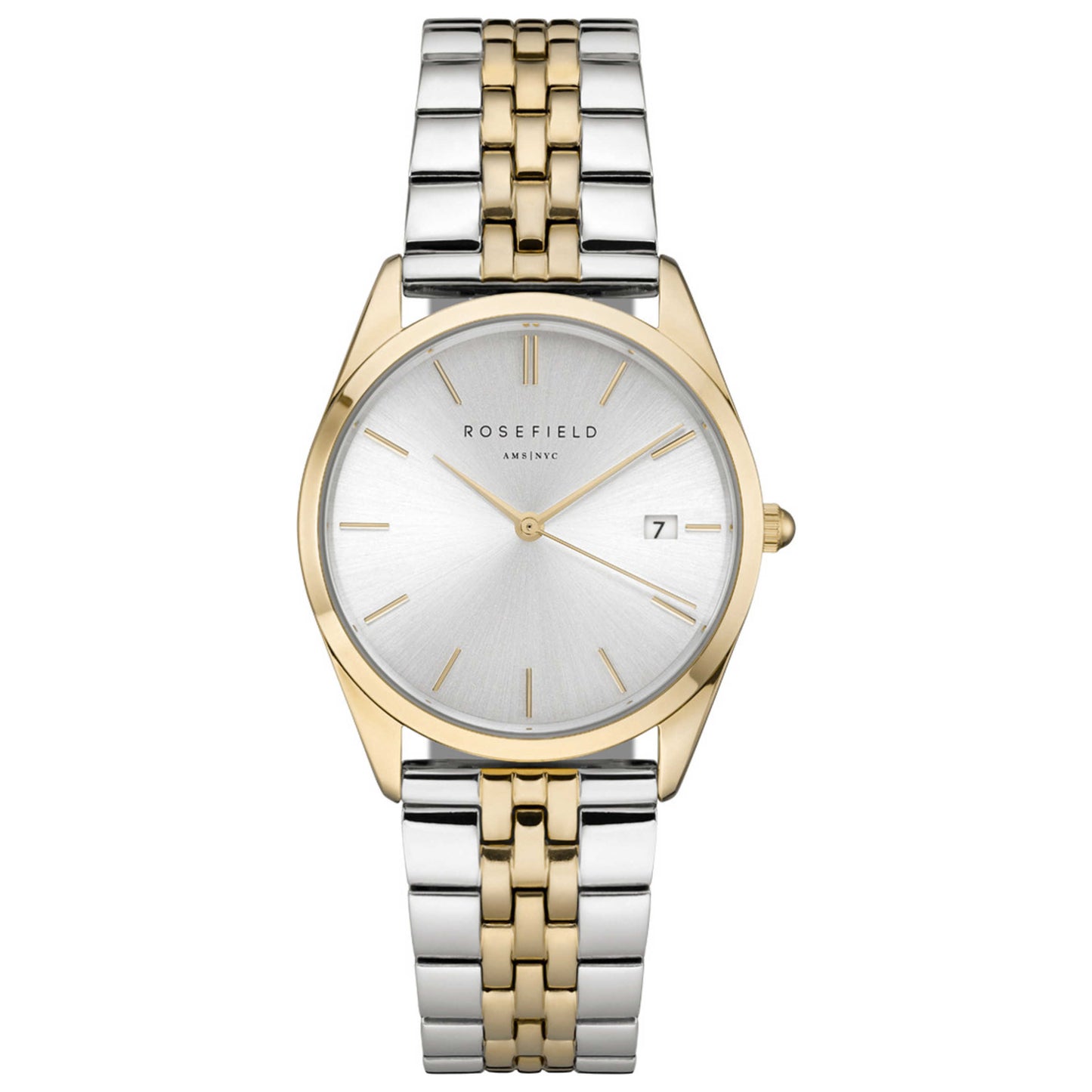 Front view of Rosefield Ace Women's Quartz Watch ACSGD-A01