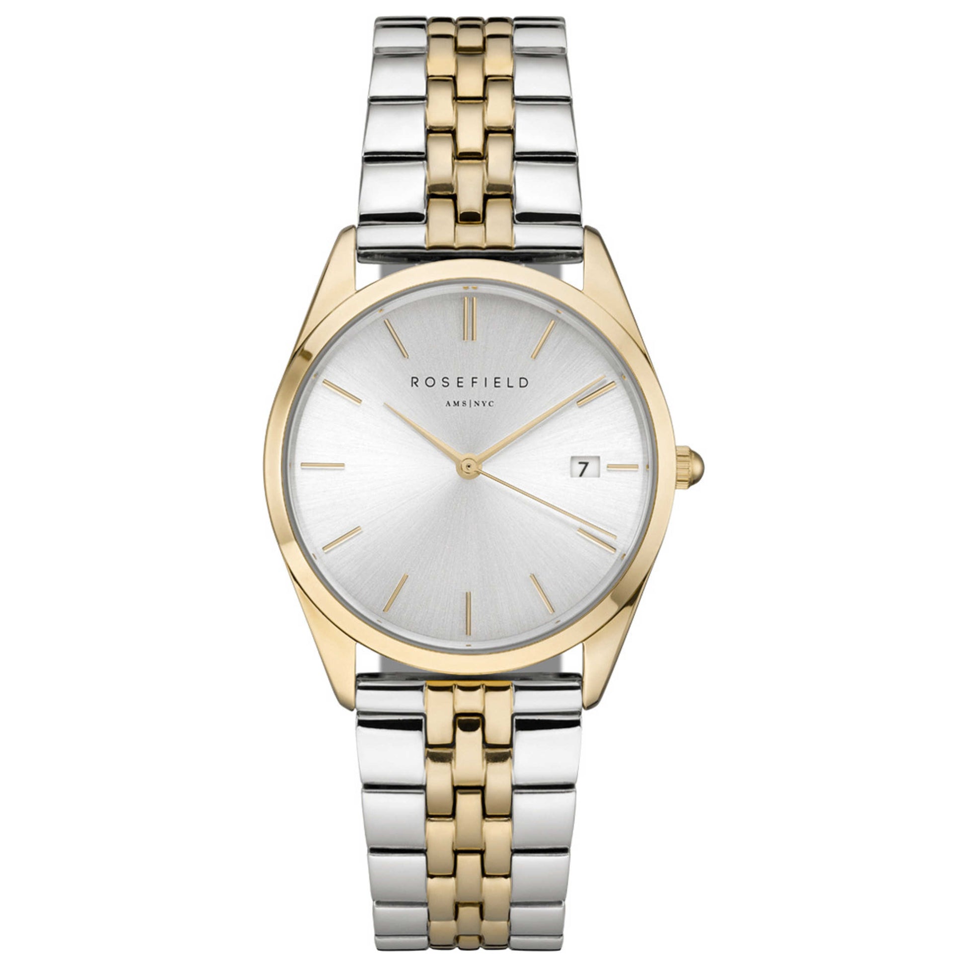 Front view of Rosefield Ace Women's Quartz Watch ACSGD-A01