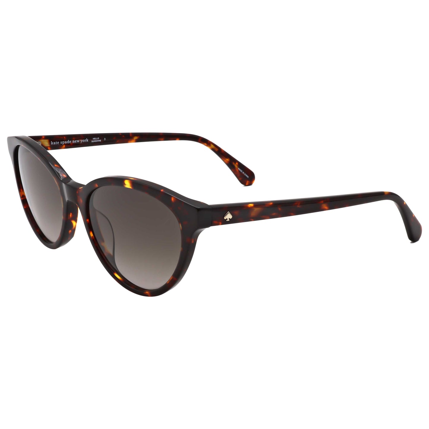 Front view of Kate Spade Women's Sunglasses ADELINE-G-S-086-55