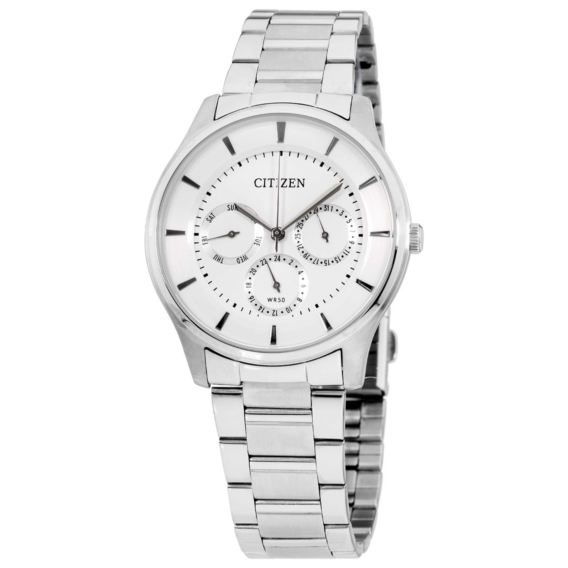 Front view of Citizen Multifunction Unisex Quartz Watch AG8351-51A