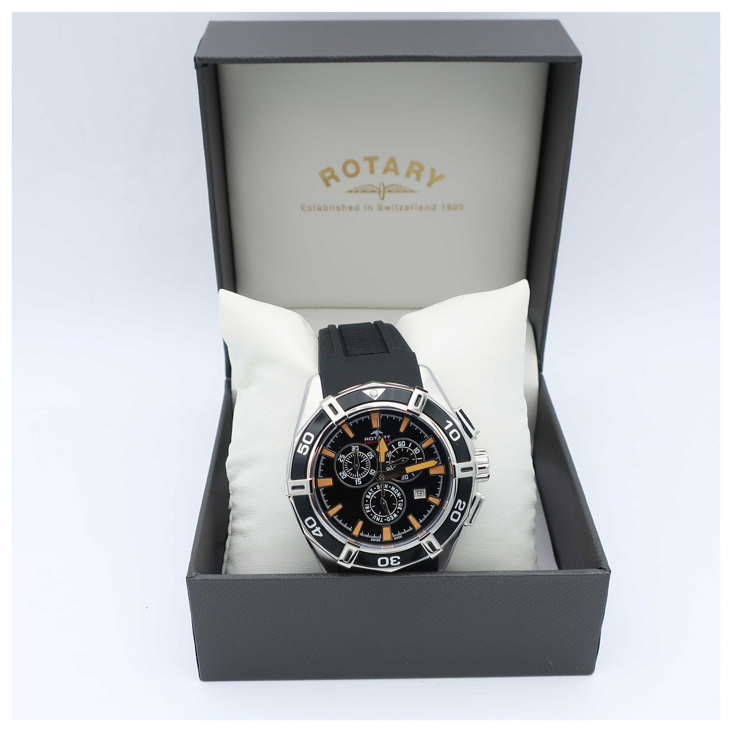 Rotary Aquaspeed Men's Swiss Quartz (Battery-Powered) Watch AGS90088-C-04-SD - Image #6