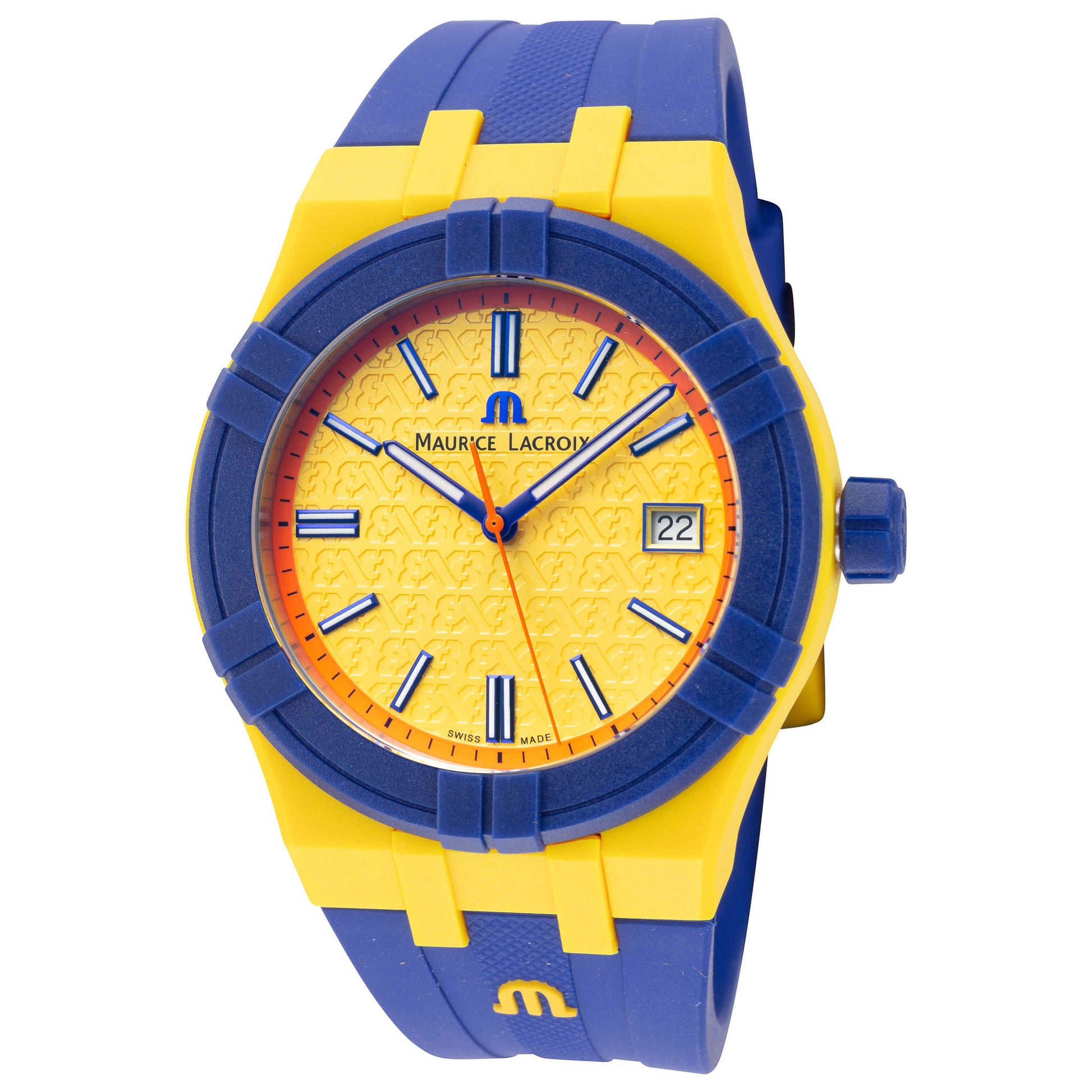 Front view of Maurice Lacroix Aikon #Tide Men's Quartz Watch AI2008-68YZ8-800-0