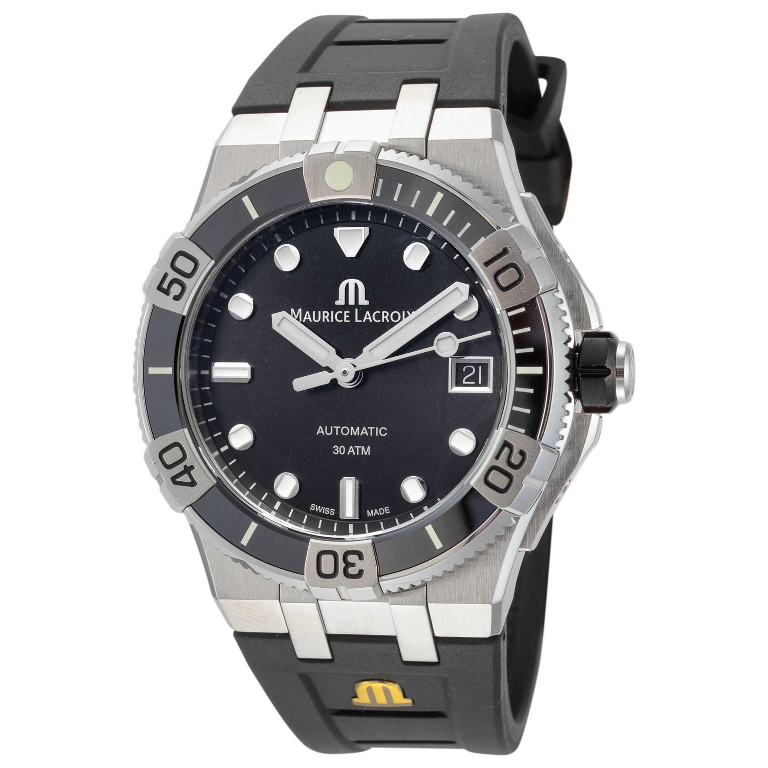 Front view of Maurice Lacroix Aikon Venturer Men's Automatic Watch AI6057-SSL20-330-2