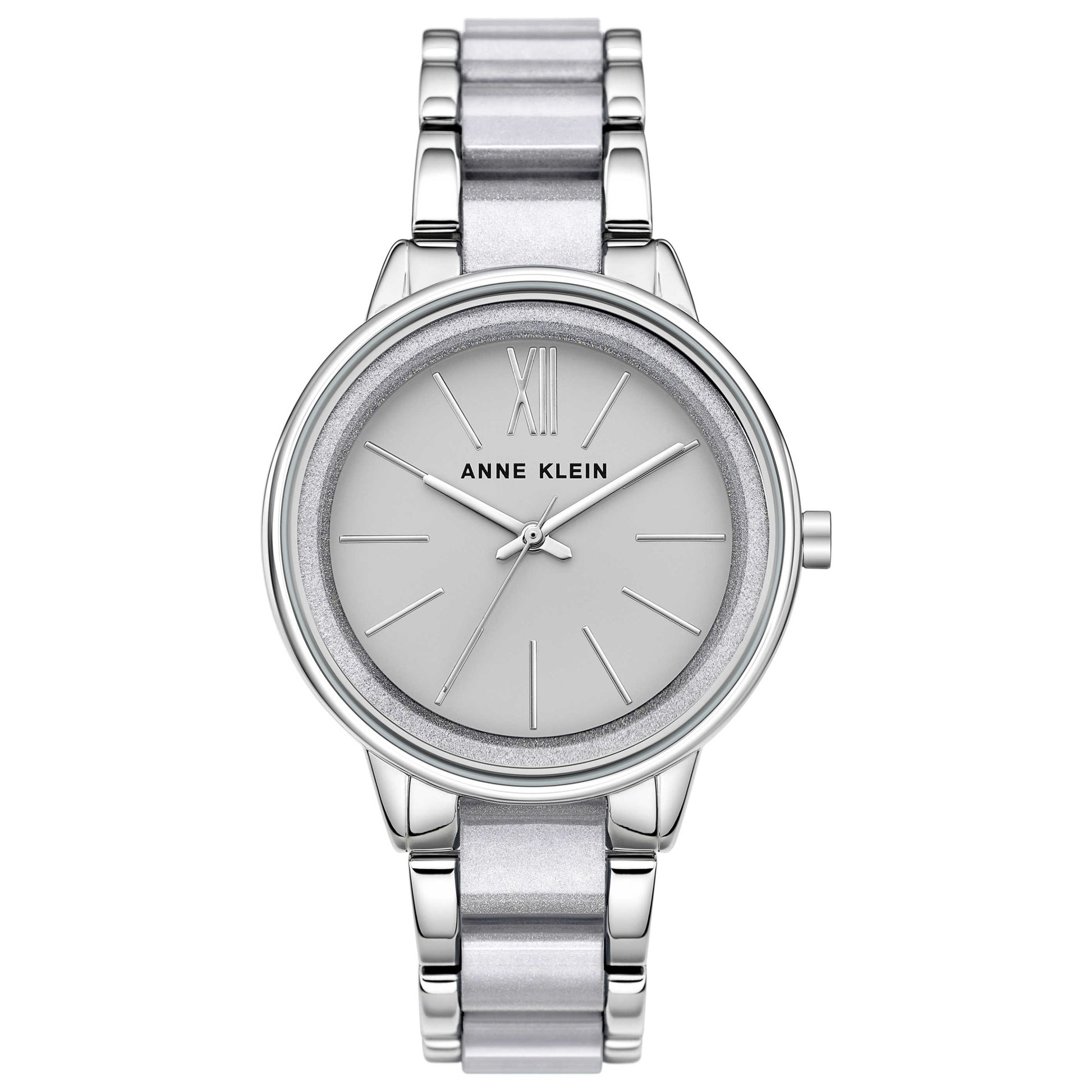 Front view of Anne Klein Classic Women's Quartz Watch AK-1413LGSV