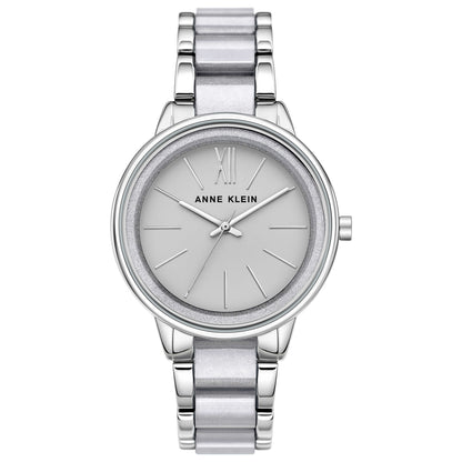 Front view of Anne Klein Classic Women's Quartz Watch AK-1413LGSV