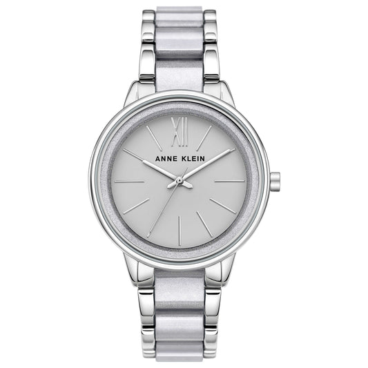 Front view of Anne Klein Classic Women's Quartz Watch AK-1413LGSV