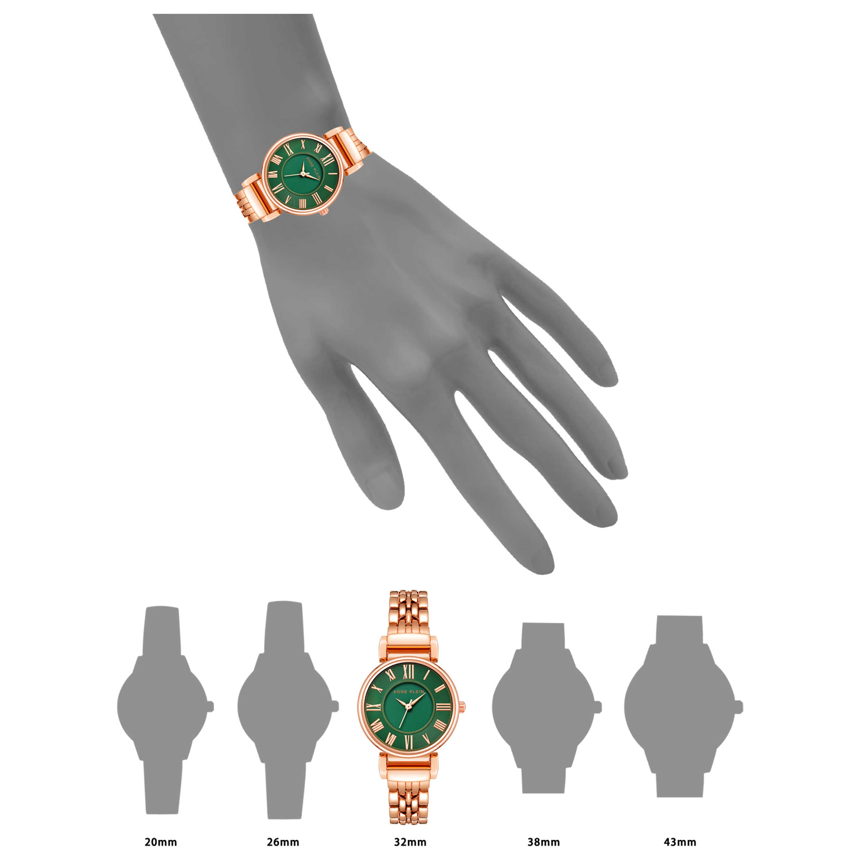 Anne Klein Women's Watch AK-2158GNRG – Ashford.com