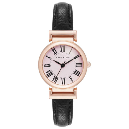 Front view of Anne Klein Classic Women's Quartz Watch AK-2246PKBK