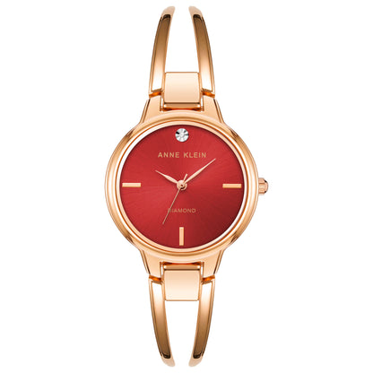 Front view of Anne Klein Classic Women's Quartz Watch AK-2626BYRG