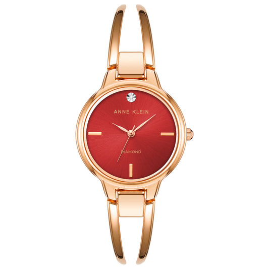 Front view of Anne Klein Classic Women's Quartz Watch AK-2626BYRG