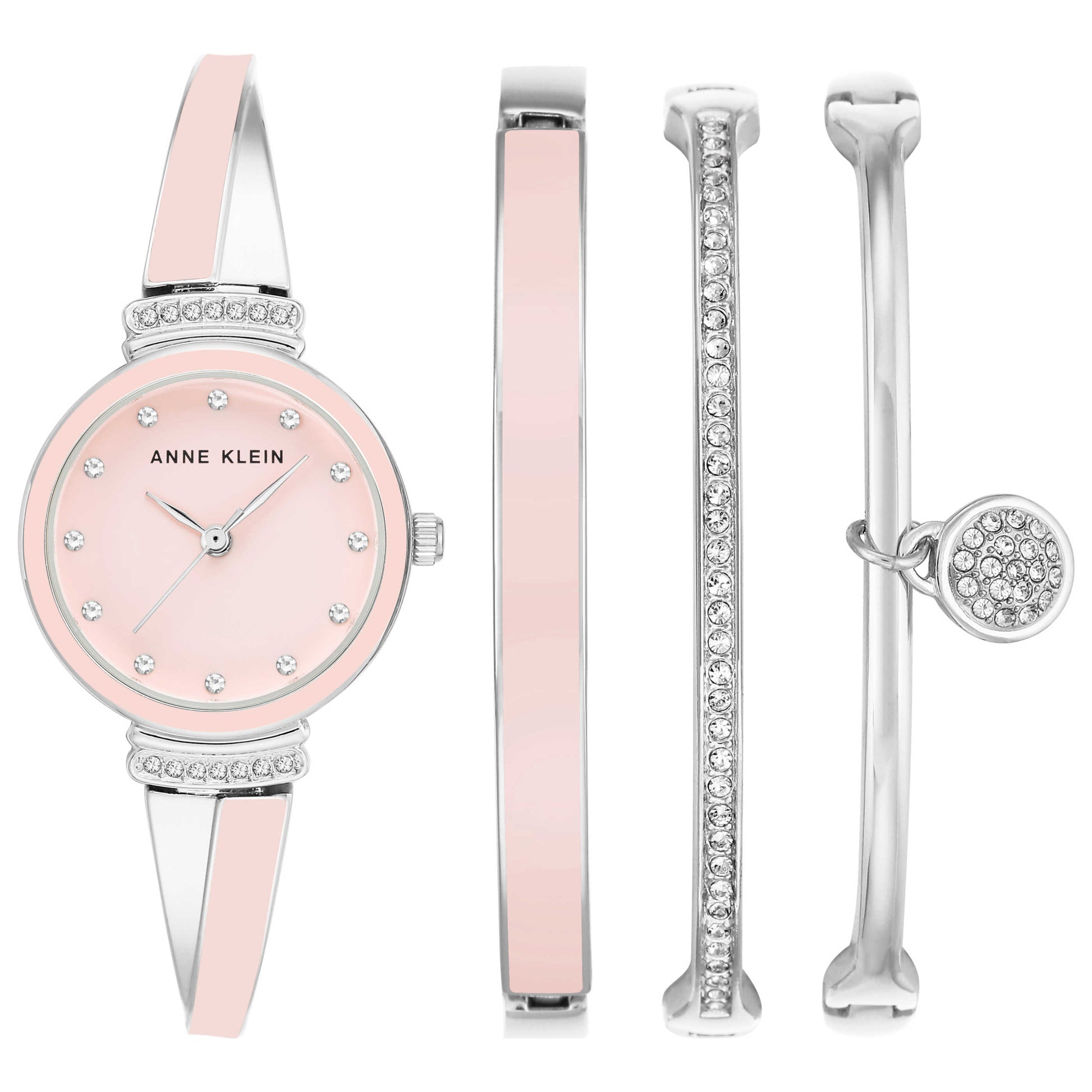 Front view of Anne Klein Women's Quartz AK-2717PKST