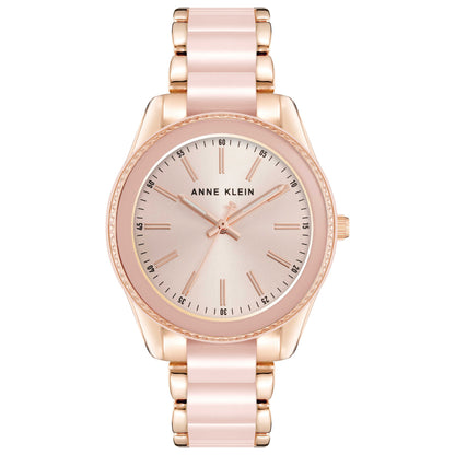 Front view of Anne Klein Classic Women's Quartz Watch AK-3214LPRG