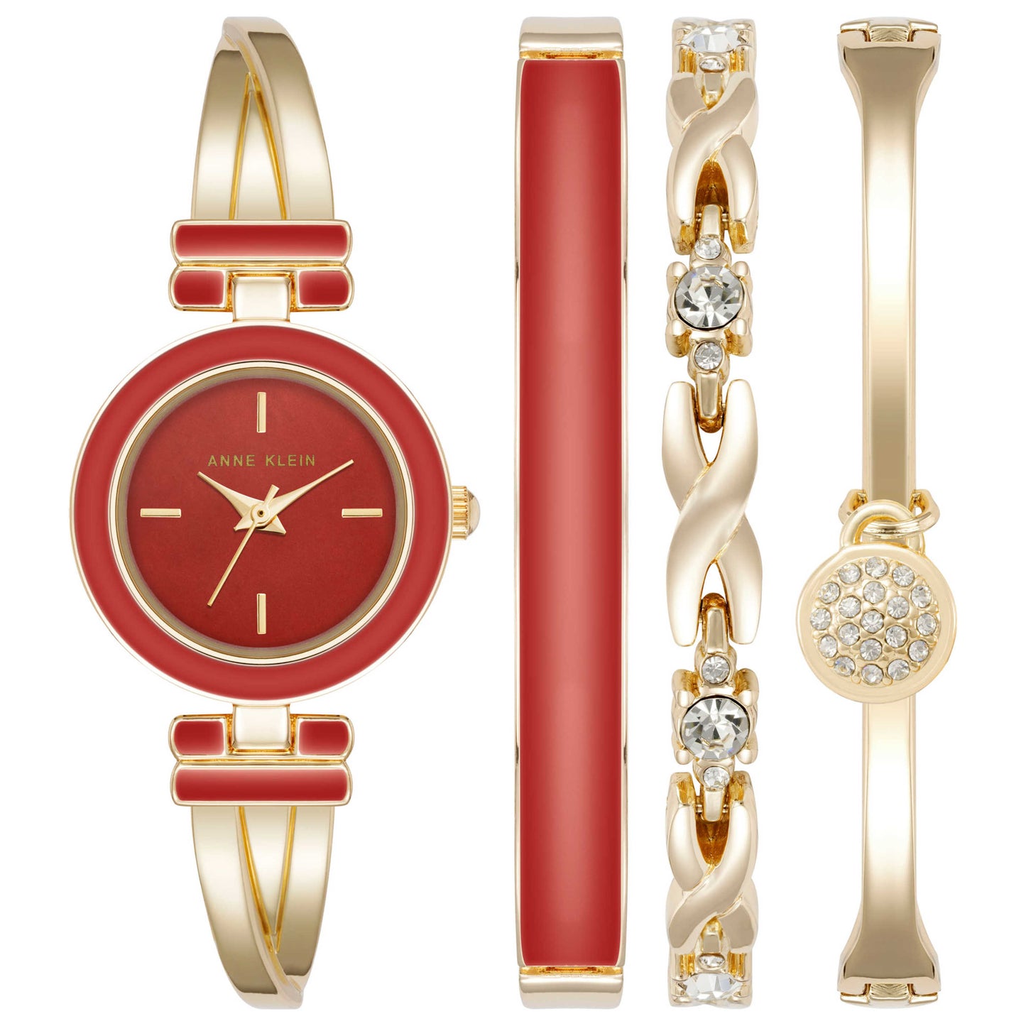 Front view of Anne Klein Women's Quartz AK-3284RDST