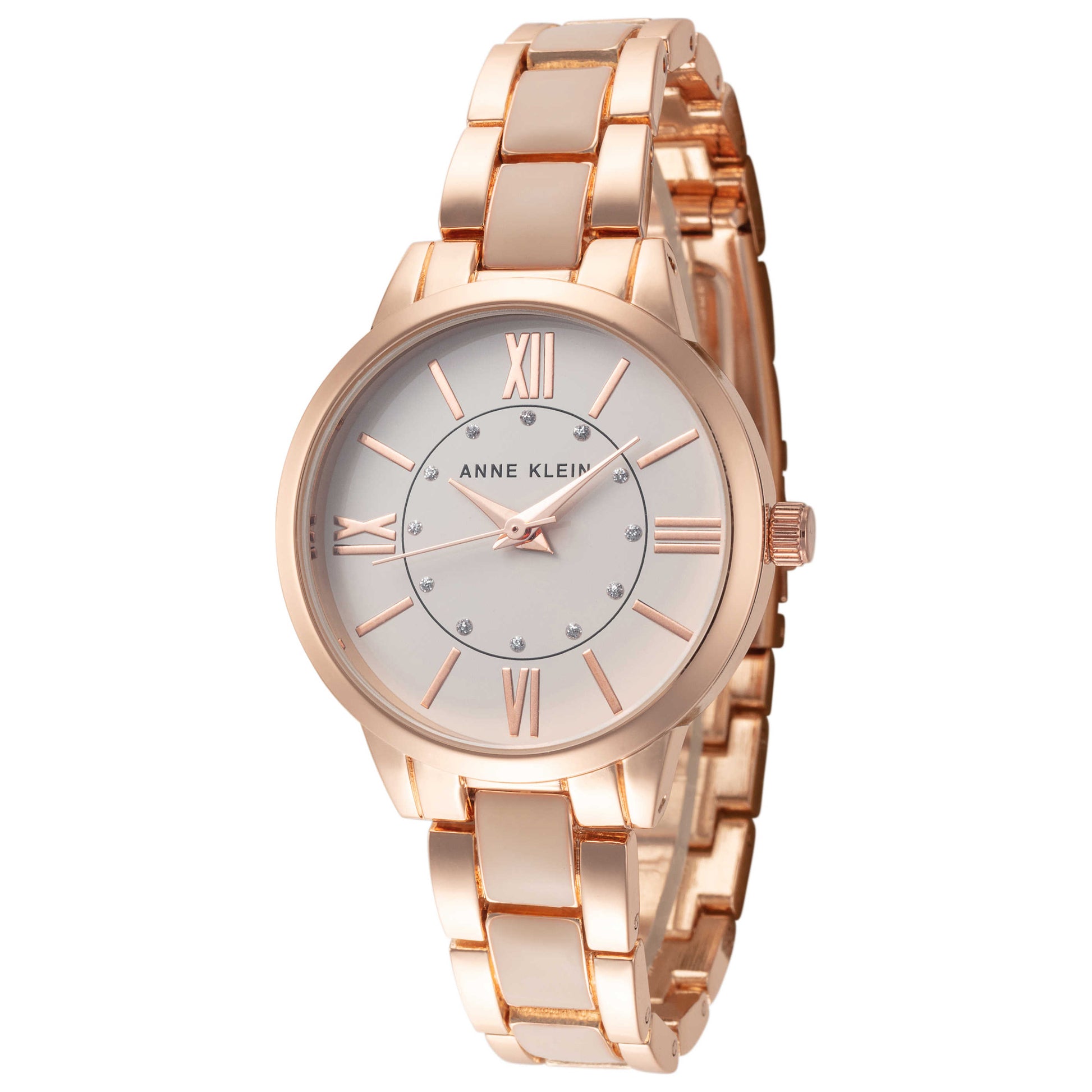 Front view of Anne Klein Fashion Women's Quartz Watch AK-3666BHRG