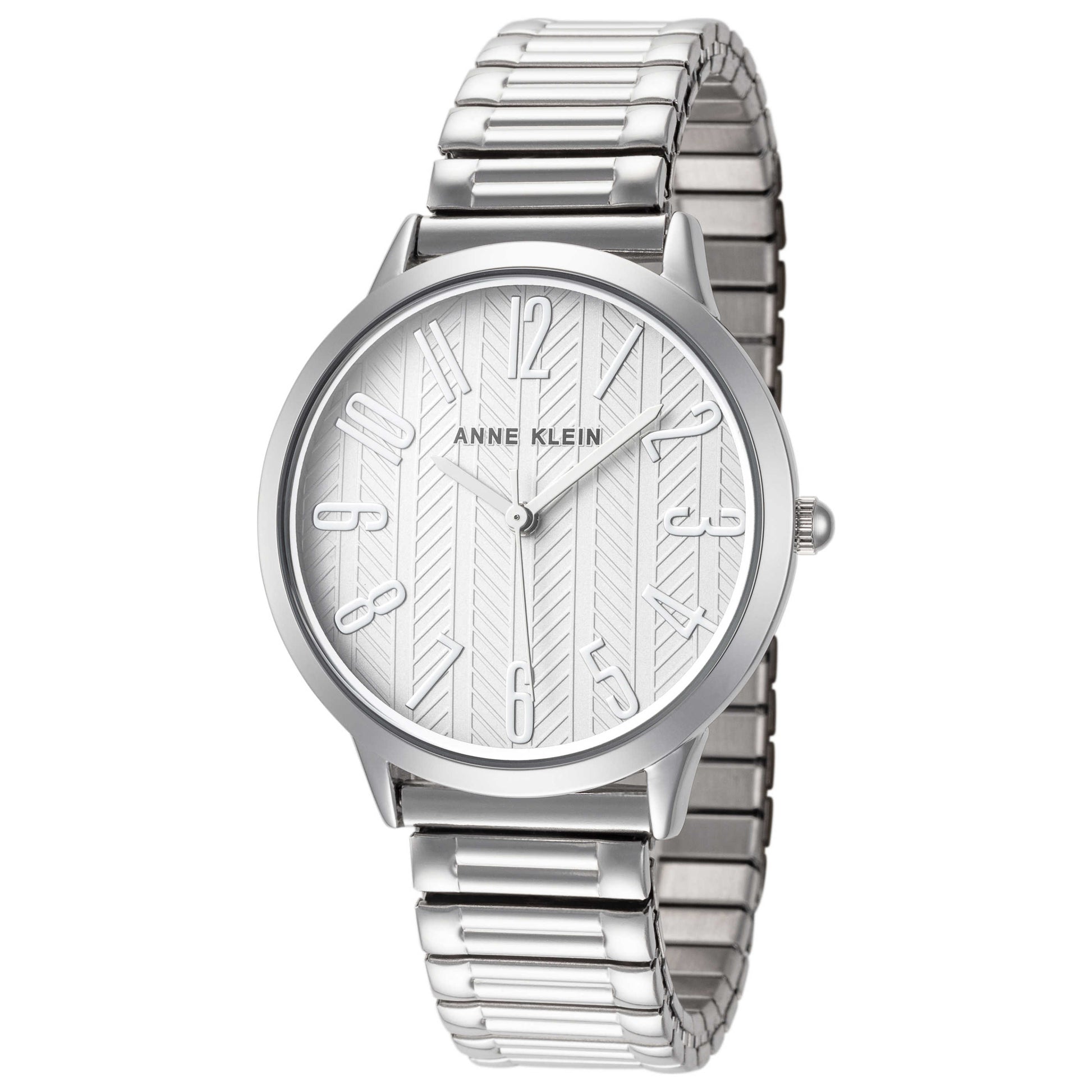 Front view of Anne Klein Expansion Women's Quartz Watch AK-3685SVSV