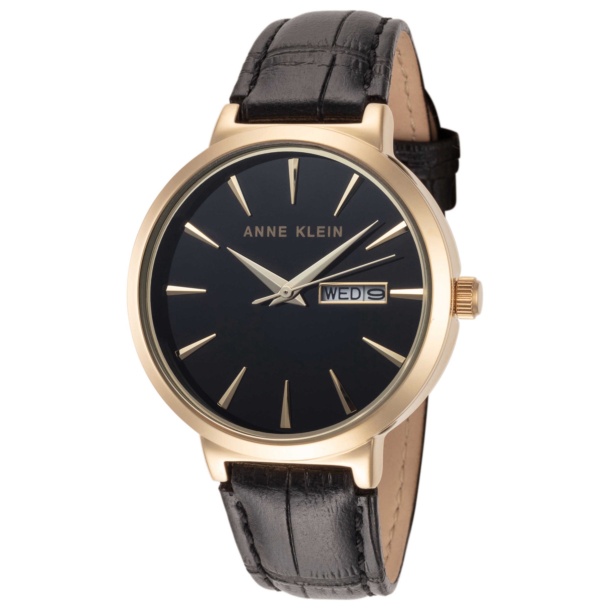Front view of Anne Klein Fashion Women's Quartz Watch AK-3824BKBK