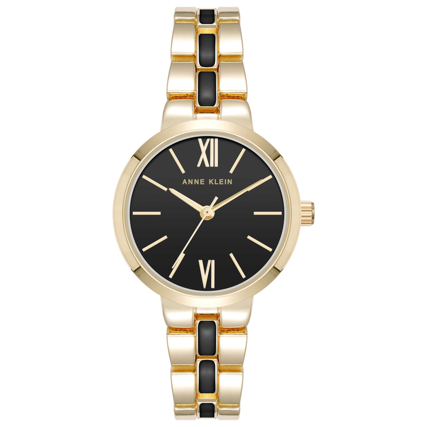 Front view of Anne Klein Women's Quartz AK-4208BKGB